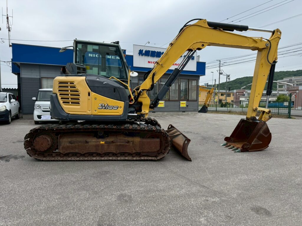 平成24年　ヤンマー 油圧ショベル SV100-1　★後方小旋回　★使用時間2496HR　